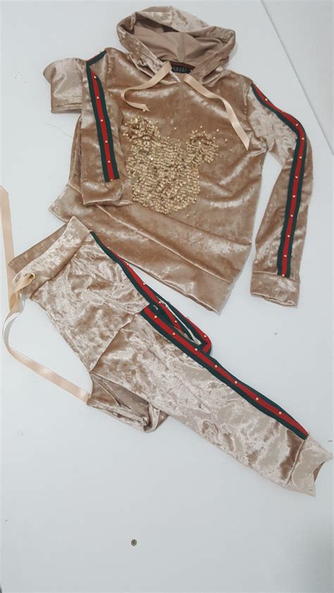 gucci jogging suits cheap|crushed velvet gucci tracksuit.